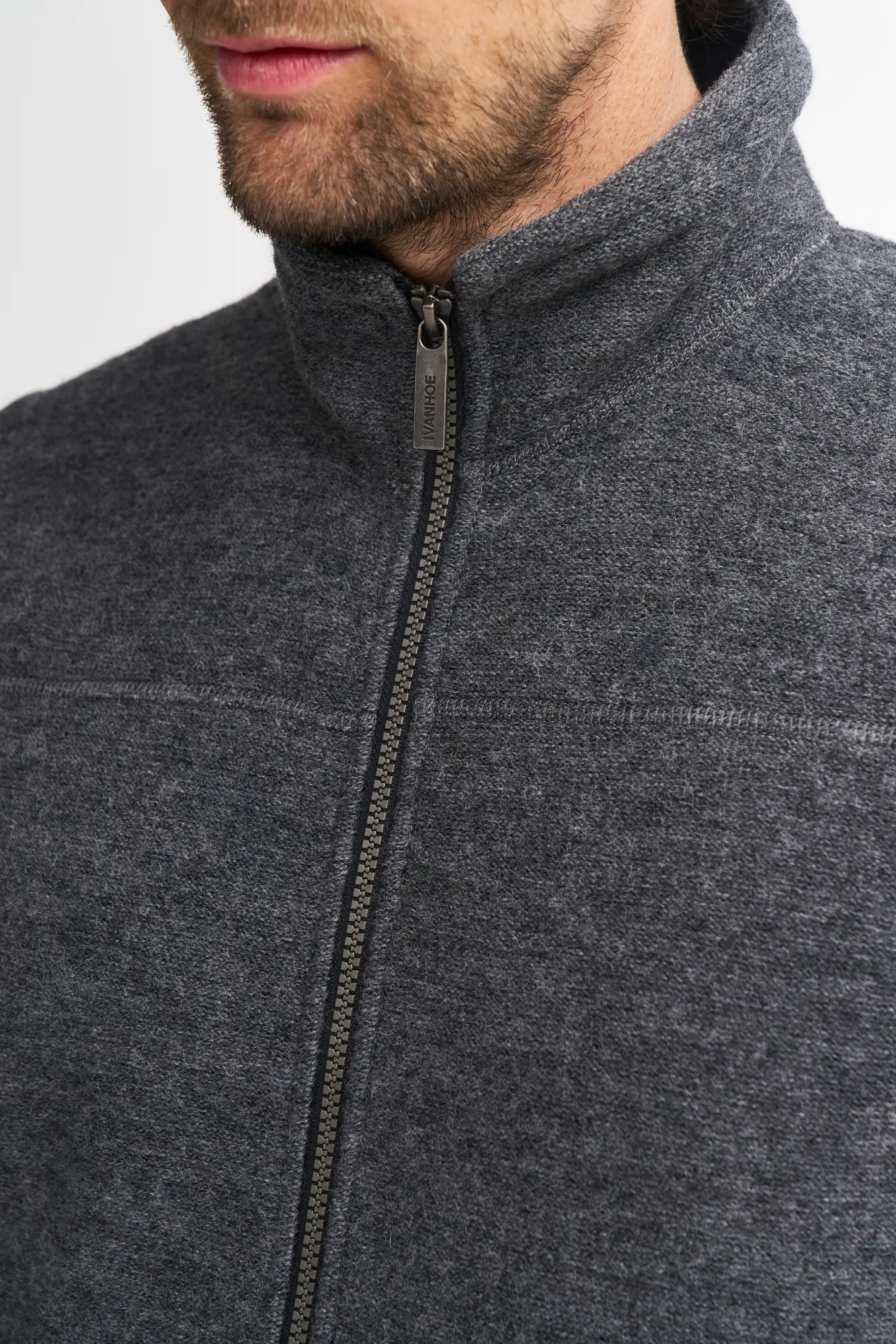 DANTE VEST, 100% FILTAD ULL  — NAVY - Image 4