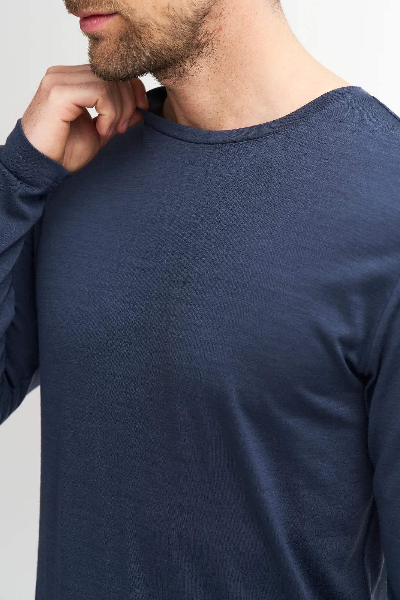 UNDERWOOL MERINO LONG SLEEVE MALE  — RIFLE GREEN - Image 4