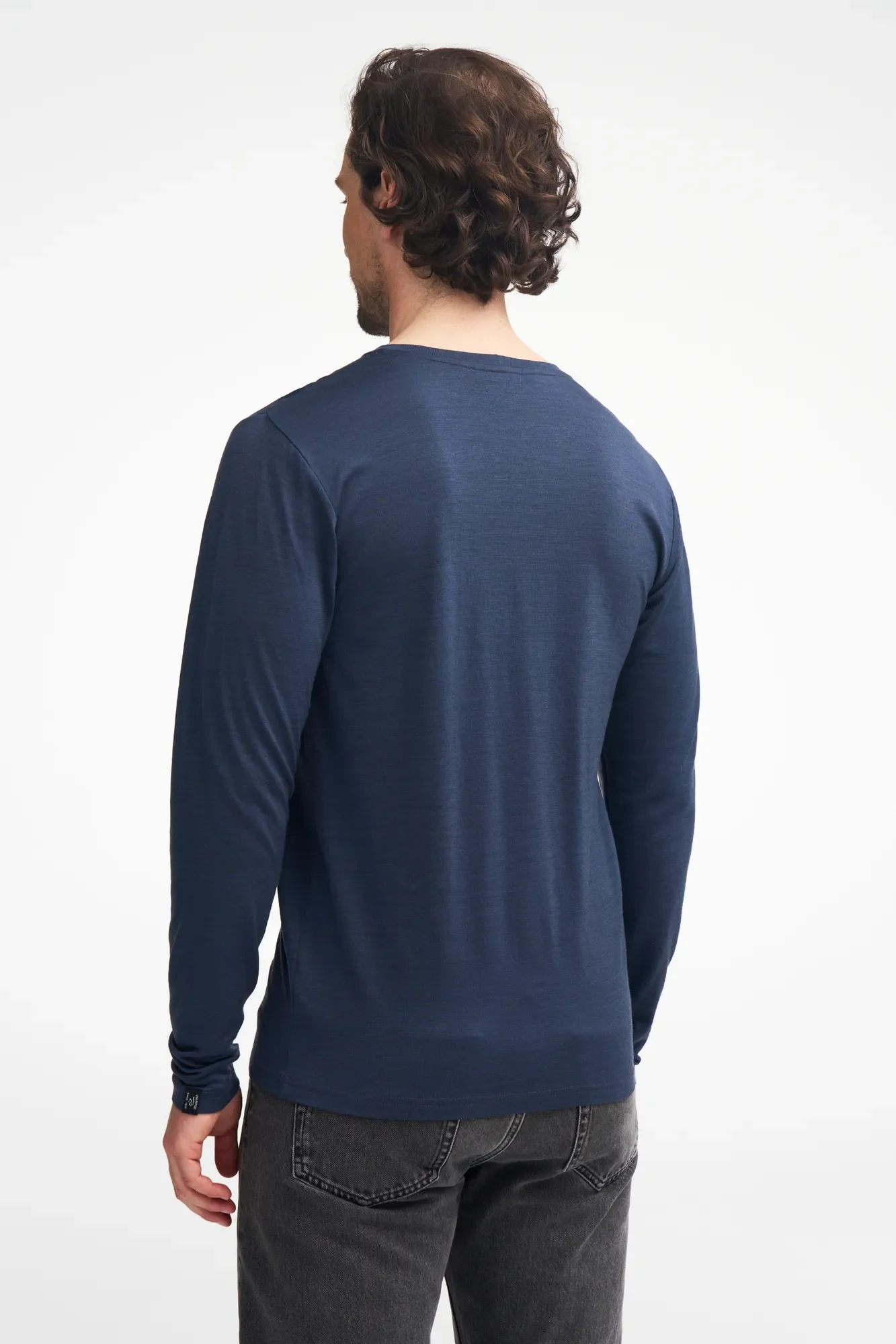 UNDERWOOL MERINO LONG SLEEVE MALE  — BLACK - Image 3